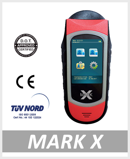 Alcohol tester breathalyzer MarkX